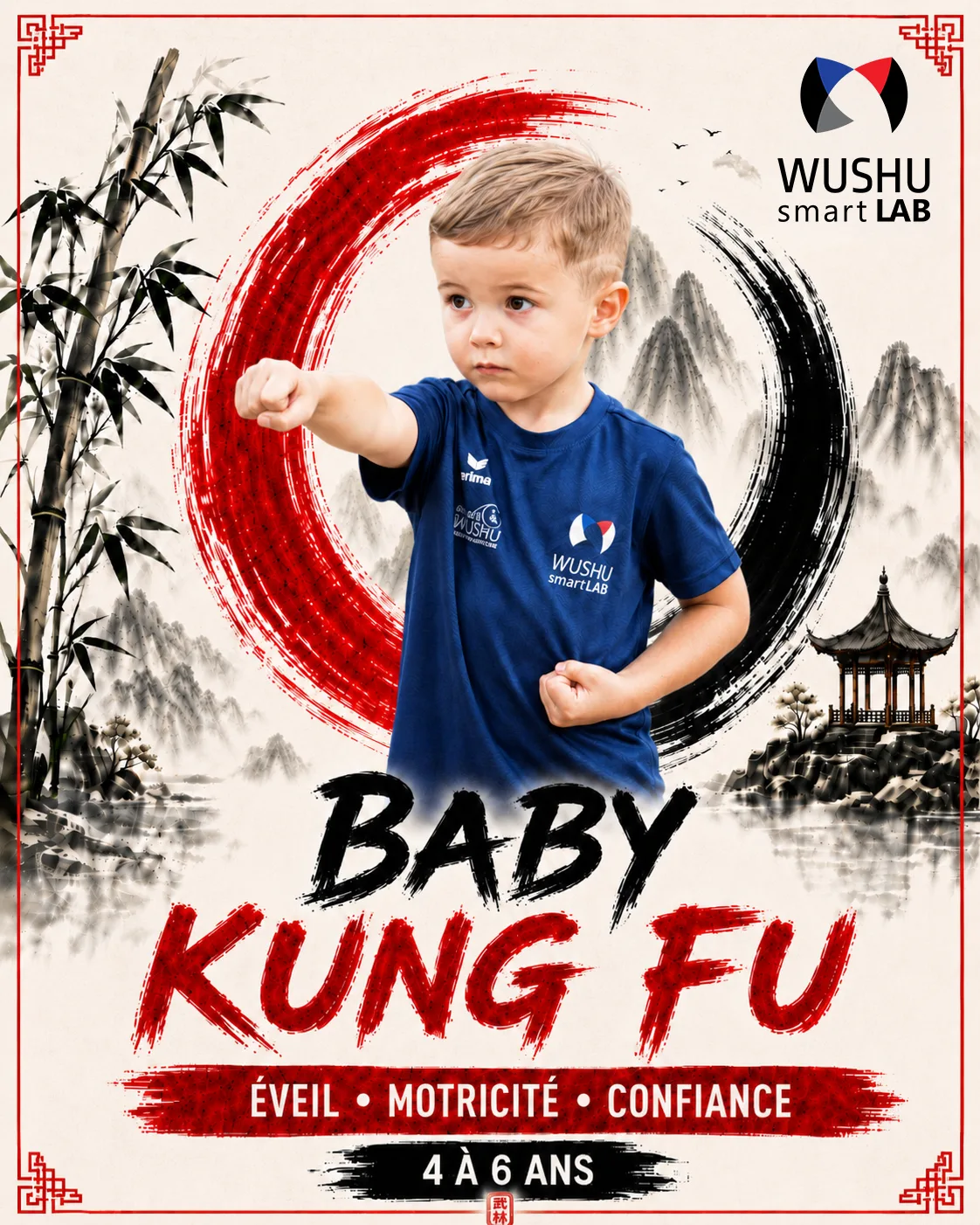 Affiche Baby Kung Fu — 4 à 6 ans