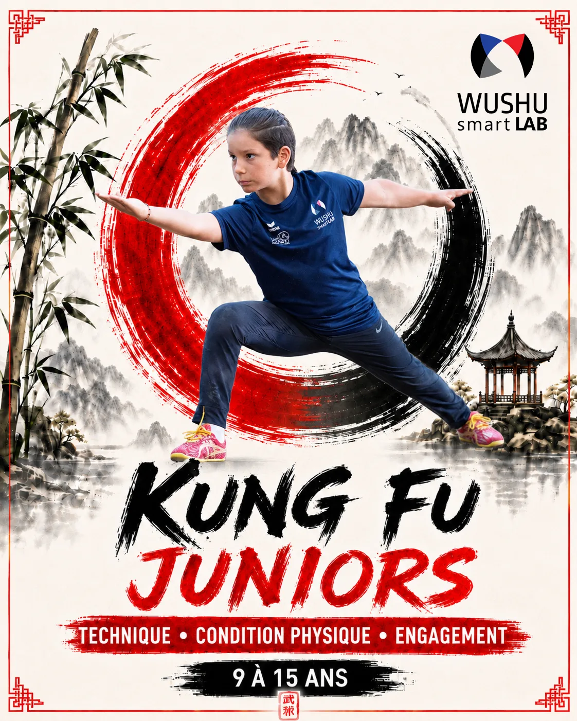 Affiche Kung Fu Juniors — 9 à 15 ans