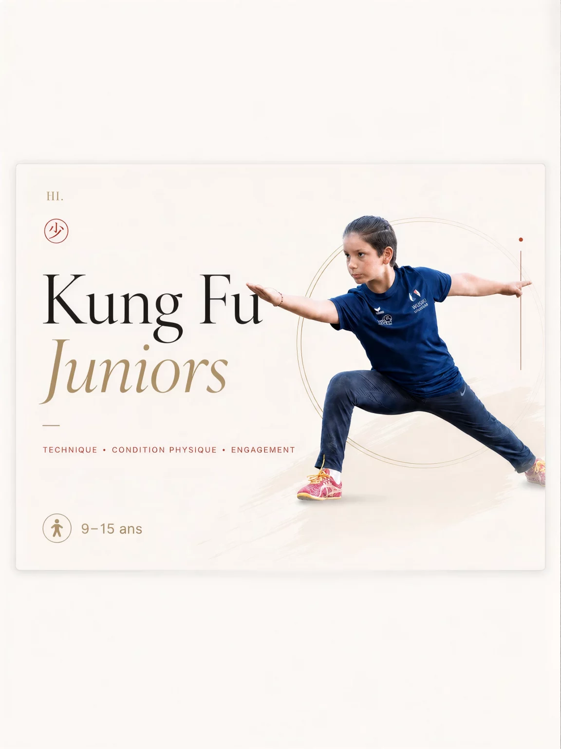Cours Kung Fu Juniors à Nantes — 9 à 15 ans
