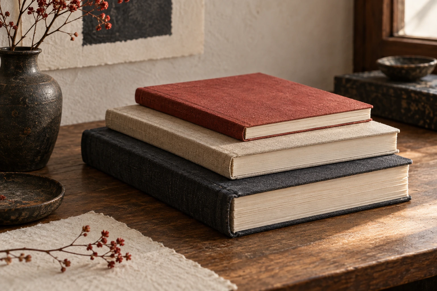 Mettre une pratique en livre — composition éditoriale en matières et objets.