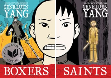 Couverture de la bande dessinée Boxeurs et Saints (2013)